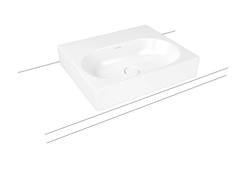 Kaldewei Centro umywalka nablatowa bez przelewu 90x50 cm wys. rantu 120 mm 3058 903106013001