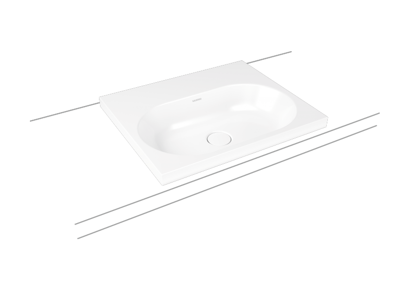 Kaldewei Centro umywalka nablatowa bez przelewu 60x50 cm wys. rantu 40 mm 3055 902806013001