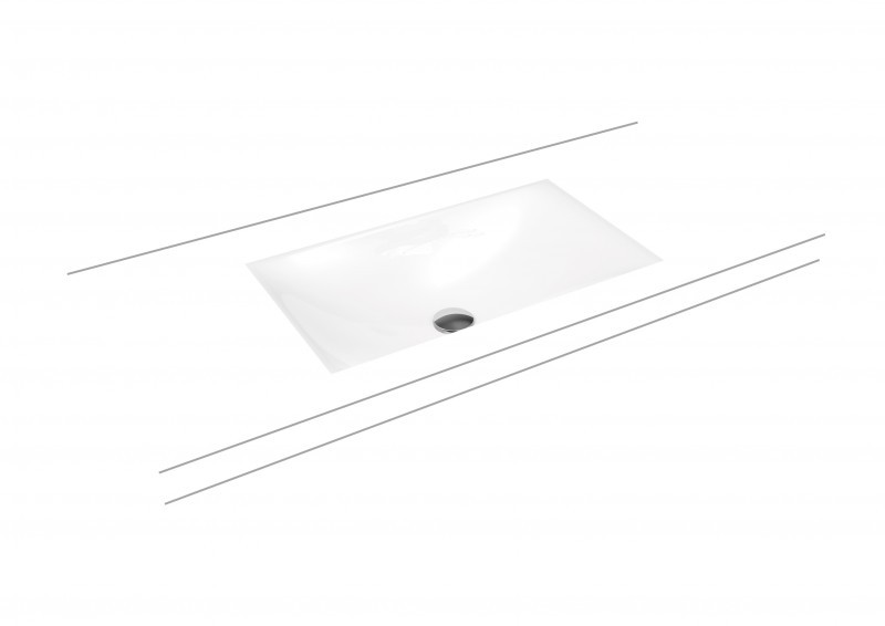 Kaldewei Silenio umywalka podblatowa bez przelewu 93,4x39,1 cm 3048 906106313001