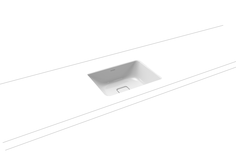 Kaldewei Cono umywalka podblatowa bez przelewu 56,9x38,2 cm 3087 902306003001