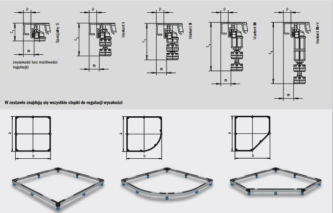 Kaldewei rama do brodzików FR 5300 530000120000