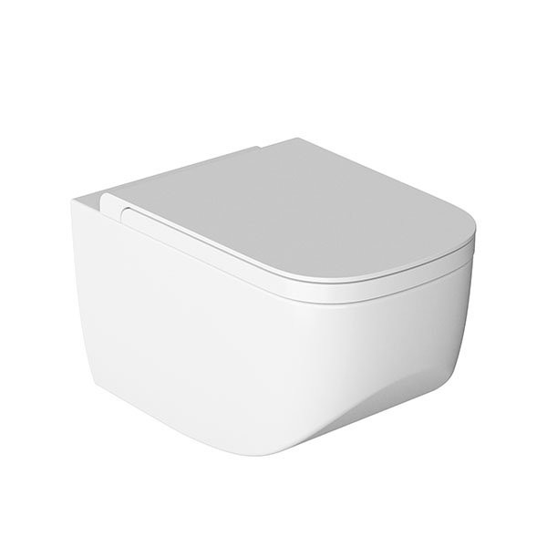 Hatria Next Rimless Pure Rim muszla wisząca bezkołnierzowa biały Y1F1