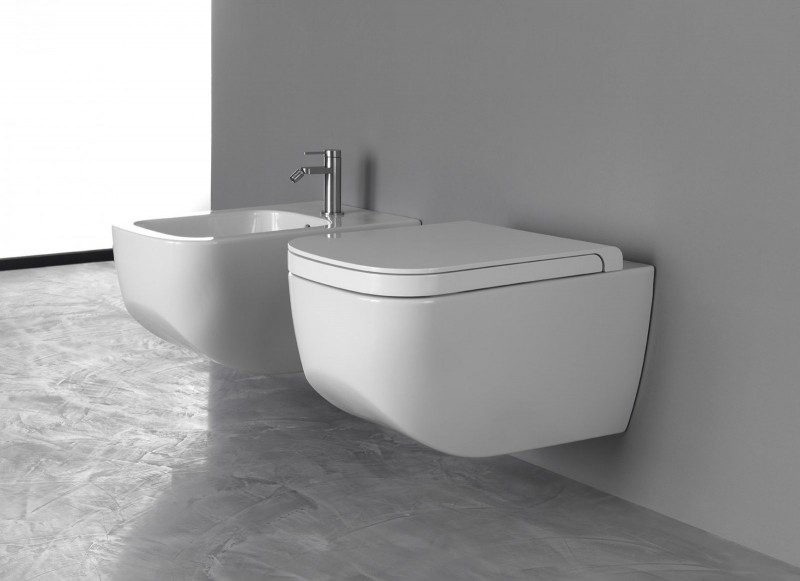 Hatria Next Rimless Pure Rim muszla wisząca bezkołnierzowa biały Y1F1