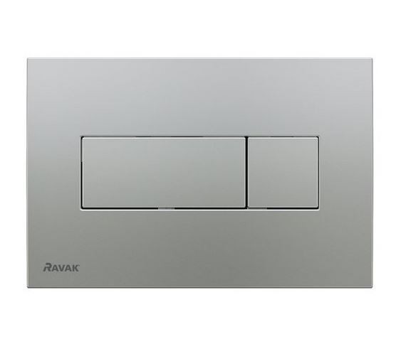 Ravak Uni przycisk do WC srebrny matowy X01456