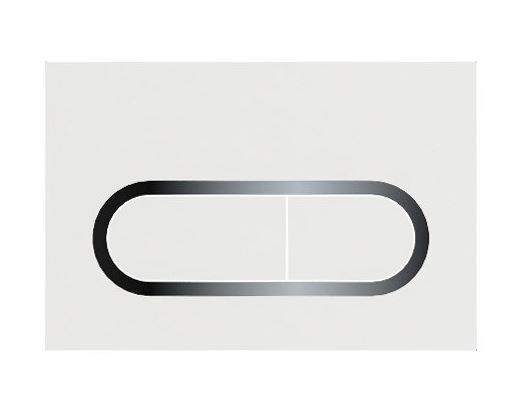 Ravak Chrome przycisk do WC biały X01455