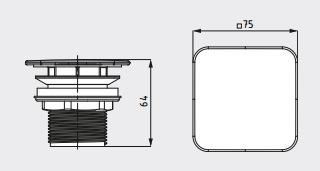 Kaldewei zestaw przelewowo-odpływowy 3905 905900000001