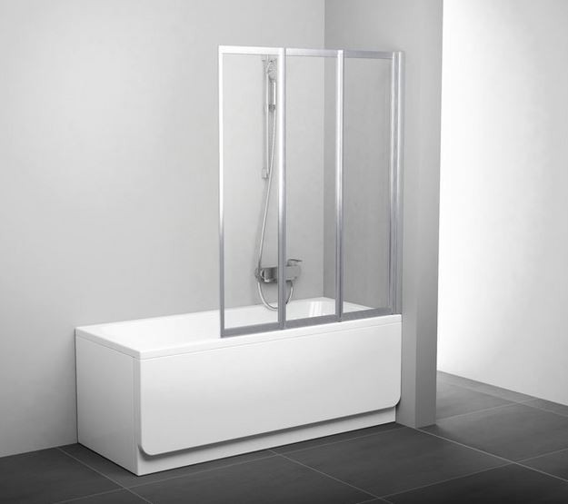 Ravak VS3 Supernova parawan nawannowy uniwersalny 130 cm srebrny matowy grape 795V0U00ZG