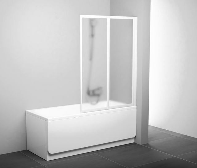 Ravak Supernova parawan nawannowy uniwersalny 105 cm biały grape 796M0100ZG