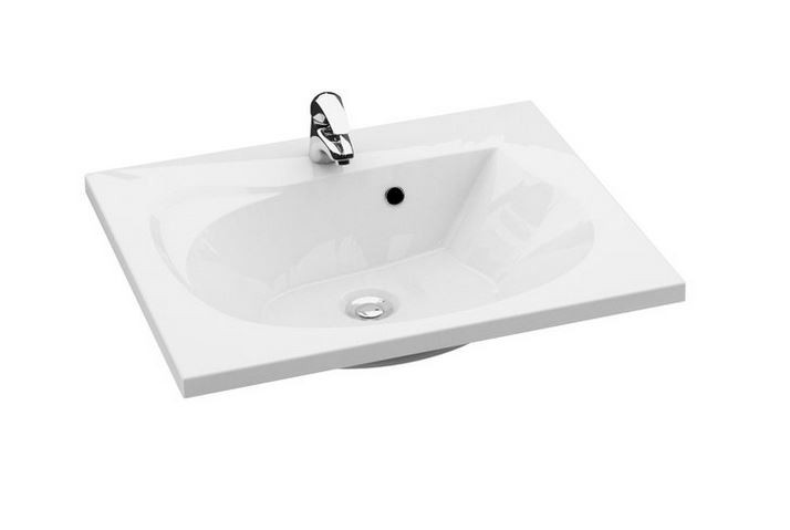 Ravak Rosa II 600 umywalka wisząca z otworem 60x49 cm biała XJ201160000