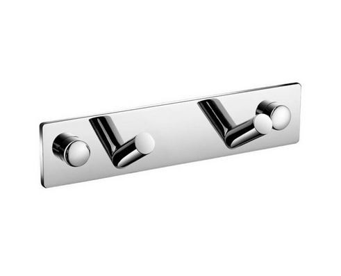 Stella Akcesoria listwa 2 haczyki skośne chrom połysk 18072