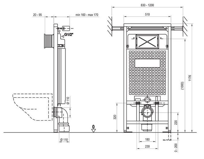 Ravak rama uzupełniająca modułu G X01460