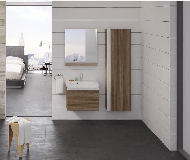 Ravak 10 lustro 55x75 cm ciemny orzech X000000850