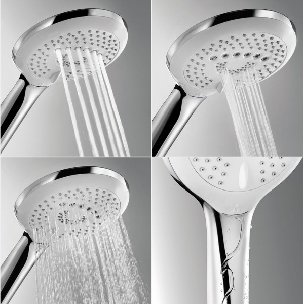 Kludi Freshline Dual Shower System zestaw prysznicowy z baterią termostatyczną z deszczownicą chrom 6709205-00