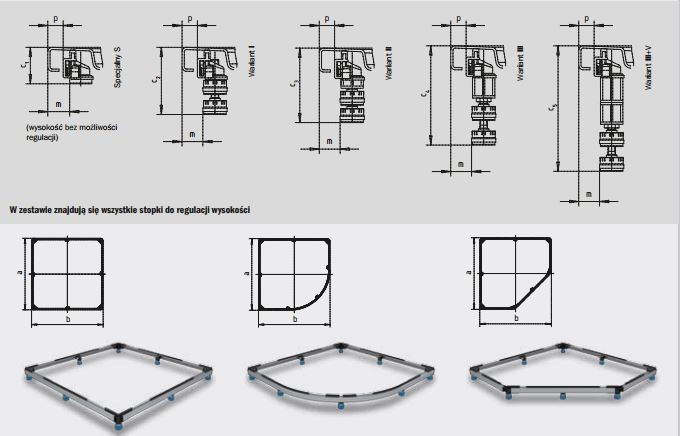 Kaldewei rama do brodzików FR 5300 530000160000