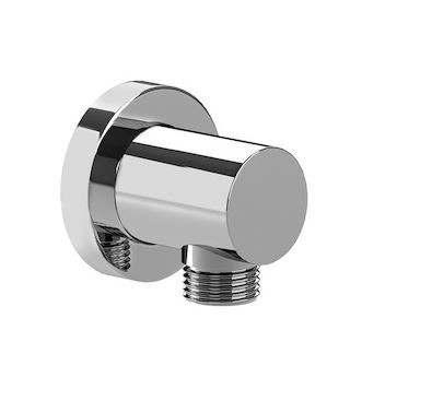 Roca kolanko ścienne Aqua Round 1/2 do podłączenia natrysku chrom A5B1450C00