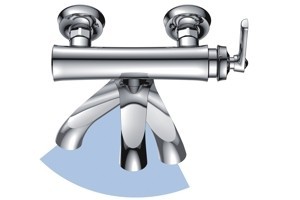 Omnires Armance bateria wannowa retro miedź antyczna AM5230ORB