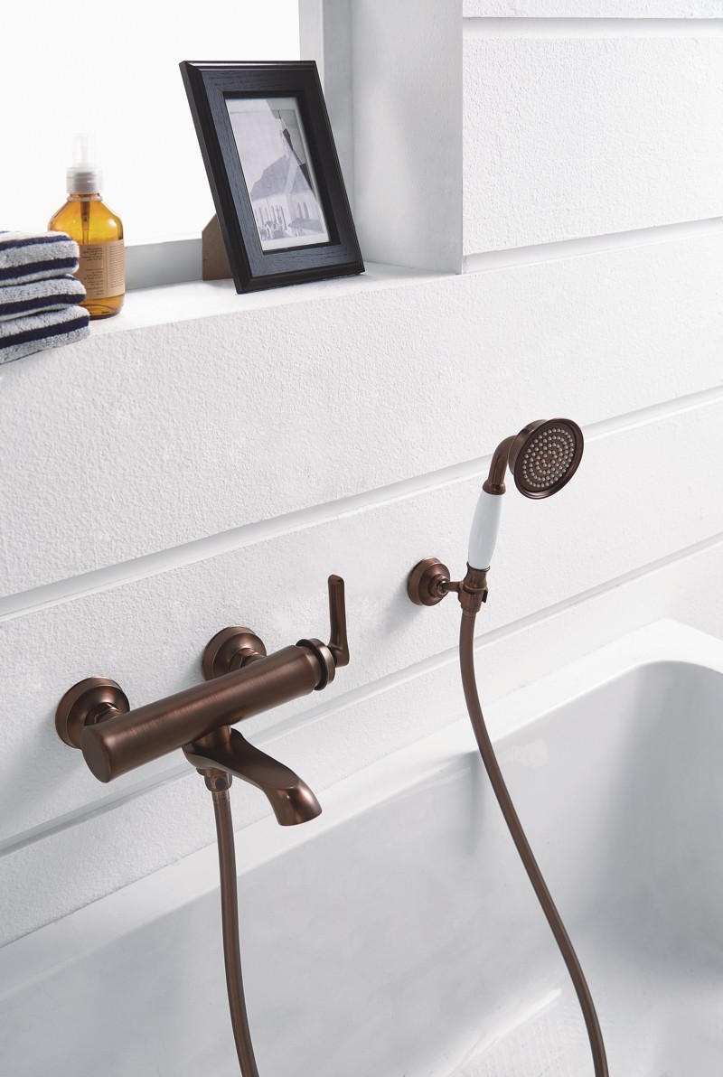 Omnires Armance słuchawka rączka natryskowa retro miedź antyczna ARMANCE-RORB