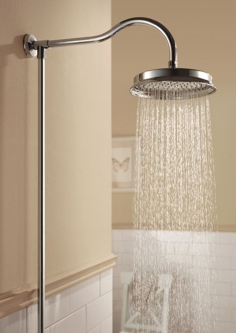 Omnires Armance kolumna prysznicowa termostatyczna z deszczownicą retro chrom AM5244/6CR