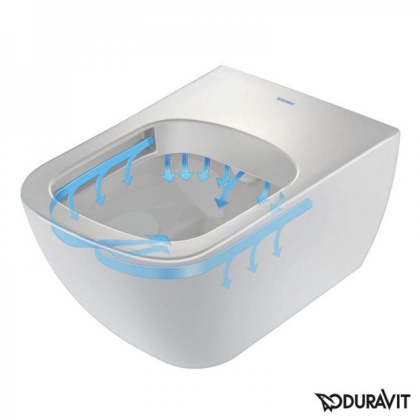 Duravit Happy D.2 Rimless muszla wisząca 54cm biały 2222090000