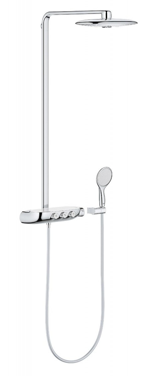 Grohe Rainshower System SmartControl 360 Duo zestaw prysznicowy termostatyczny z deszczownicą chrom 26250000
