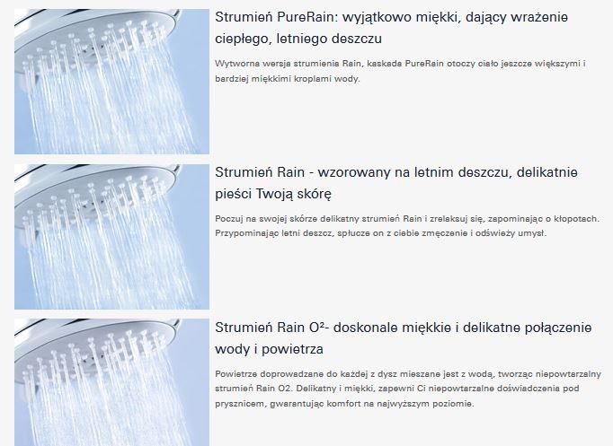 Grohe Rainshower System SmartControl 360 Duo zestaw prysznicowy termostatyczny z deszczownicą chrom 26250000