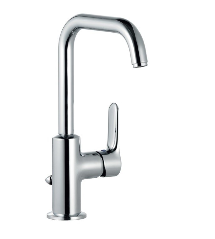 Kludi Objekta jednouchwytowa bateria umywalkowa z korkiem chrom 320230575