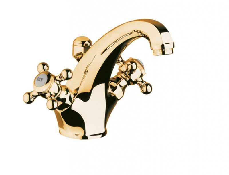 Kludi Adlon dwuuchwytowa bateria umywalkowa z korkiem mosiądz 51 010 45 20