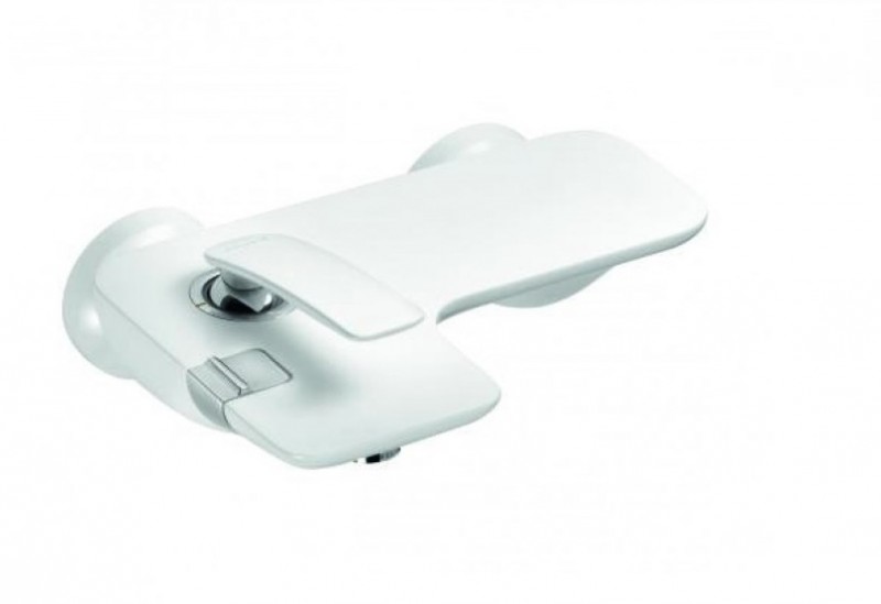 Kludi Balance jednochwytowa bateria wannowa ścienna biały/chrom 524459175