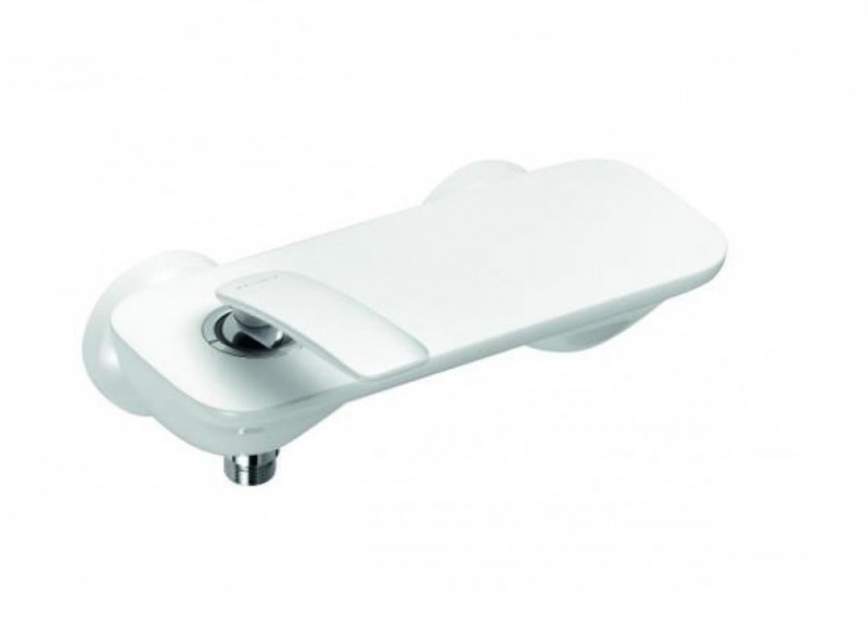 Kludi Balance jednouchwytowa bateria prysznicowa ścienna biały/chrom 52 710 91 75