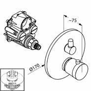 Kludi Balance podtynkowa bateria termostatyczna chrom 527290575