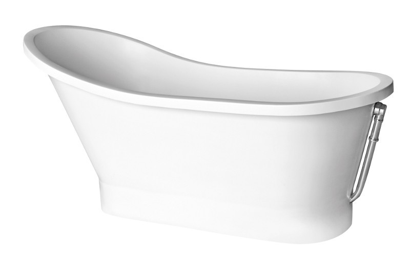 BESCO Gloria XS wanna wolnostojąca 150X66 cm Mineral DuraBe biały