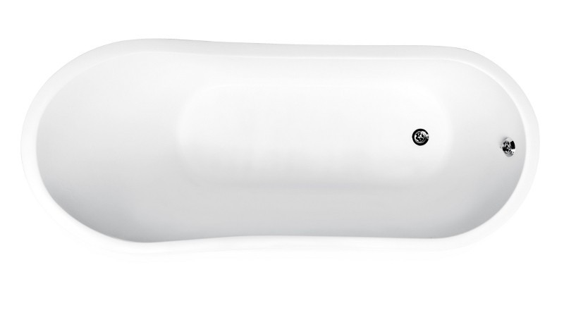 BESCO Gloria XS wanna wolnostojąca 150X66 cm Mineral DuraBe biały