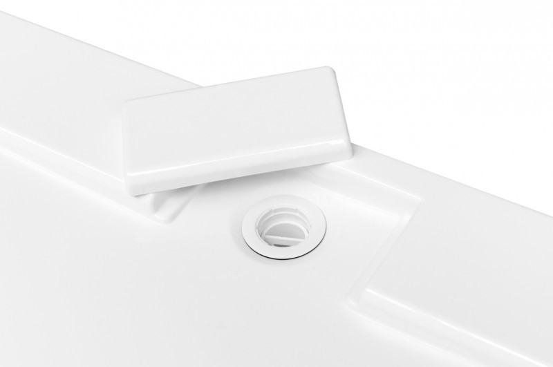 BESCO Axim Ultraslim brodzik prostokątny 100x90 wys.4,5 cm akryl biały