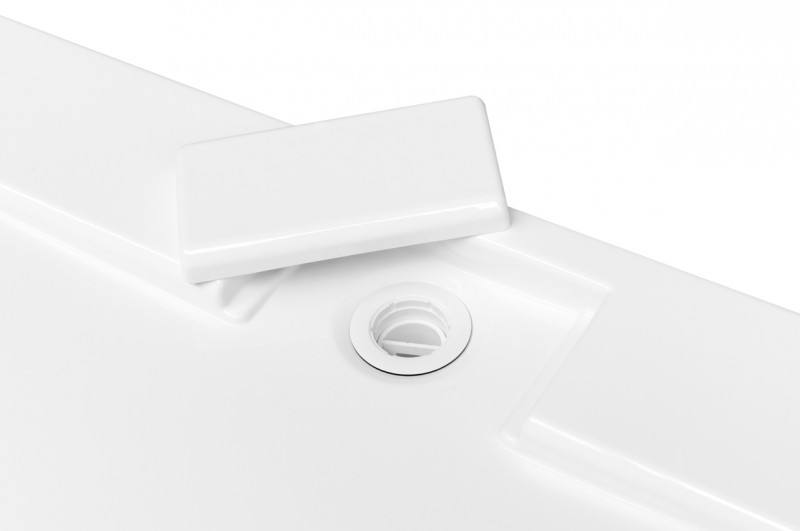 BESCO Axim Ultraslim brodzik prostokątny 100x80 wys.4,5 cm akryl biały