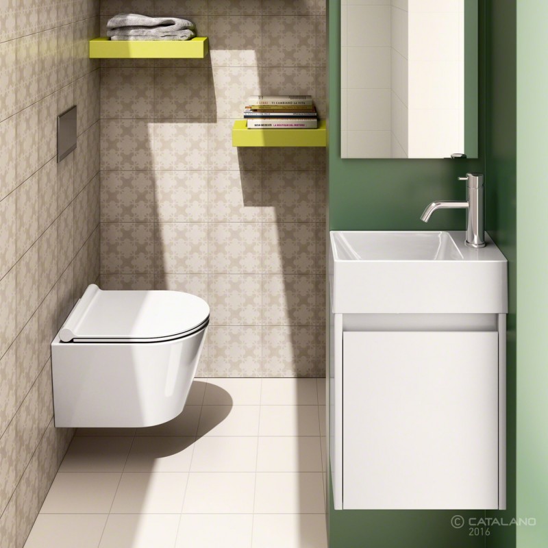 Catalano Verso 40 umywalka mała 40X23 cataglaze biały 14023VE00