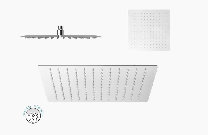 Fromac deszczownica głowica prysznicowa kwadratowa 30x30 chrom VSN3300