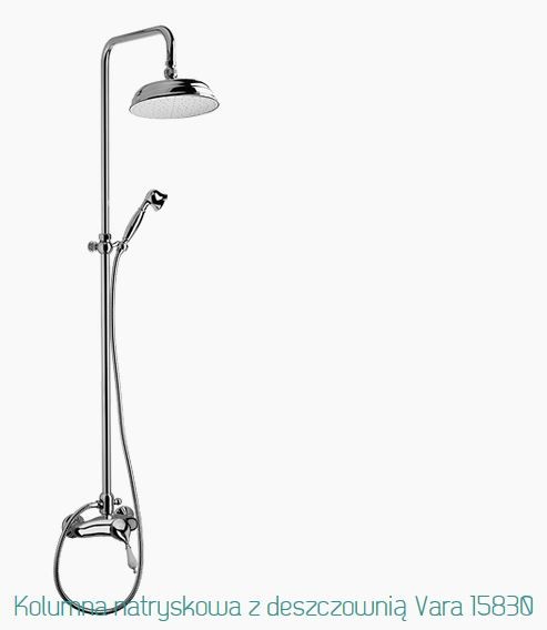Fromac kolumna prysznicowa z deszczownicą VARA chrom 15830