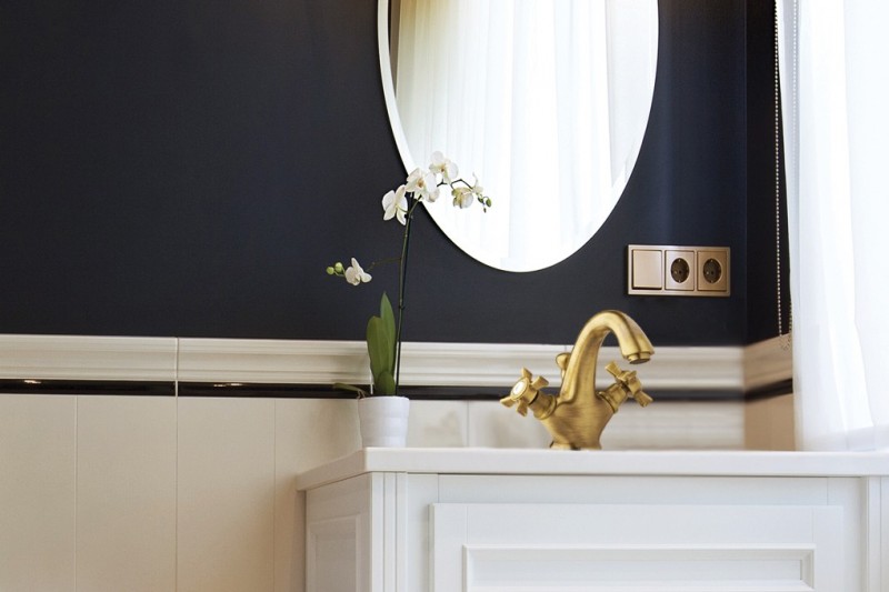 Fromac Victorian bateria umywalkowa z korkiem automatycznym chrom 2275V