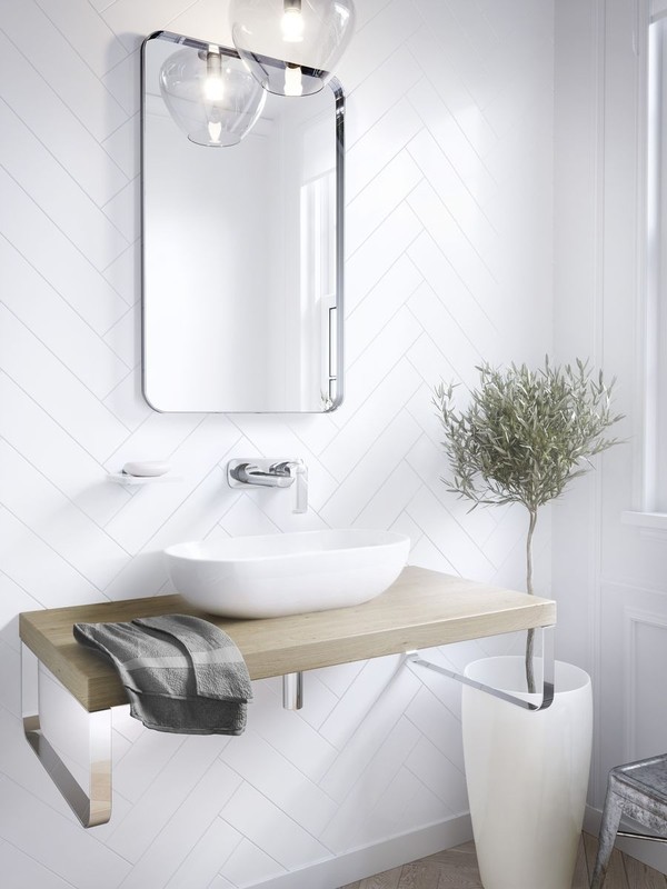 Kludi Ameo bateria umywalkowa podtynkowa wylewka 185mm chrom 412440575