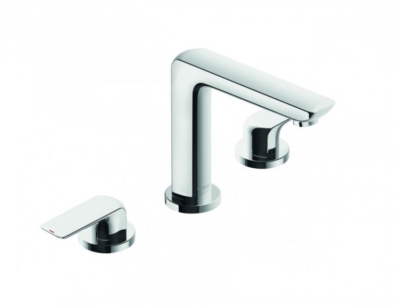 Kludi Ameo bateria umywalkowa trójotworowa z korkiem automatycznym chrom 413930575