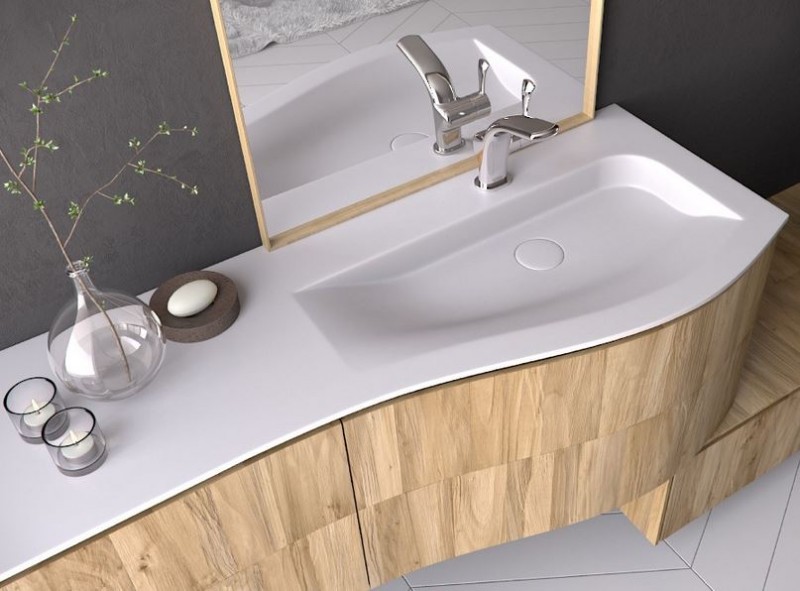 Vedo Cento bateria umywalkowa z korkiem klik klak chrom VBC1001/C