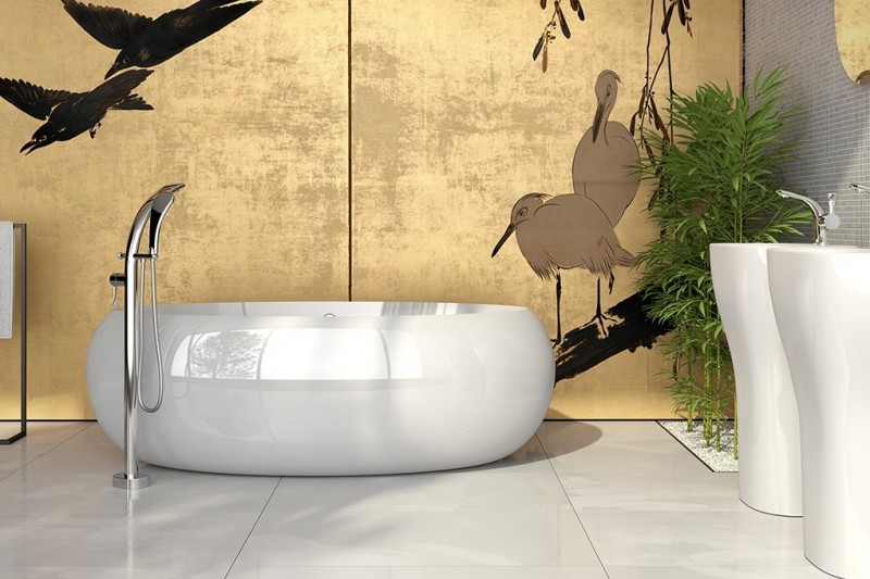 Vedo Cento bateria wannowa wolnostojąca chrom VBC1008