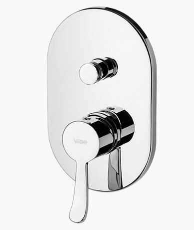 Vedo Cento bateria wannowo-prysznicowa podtynkowa 2-drożna chrom VBC1016