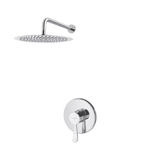 Vedo Cento kompletny sysytem prysznicowy podtynkowy z deszczownicą 20x20 chrom VBC1222/20