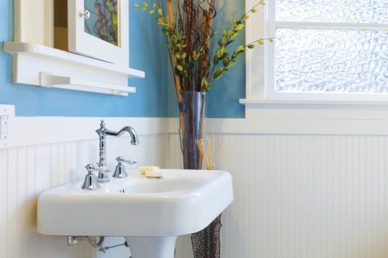 Fromac Etros bateria umywalkowa 3-otworowa z korkiem automatycznym chrom 2136