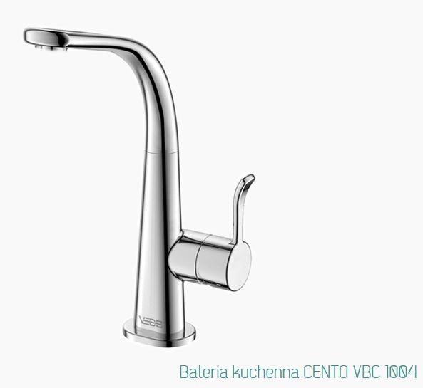 Vedo Cento bateria kuchenna zlewozmywakowa chrom VBC1004