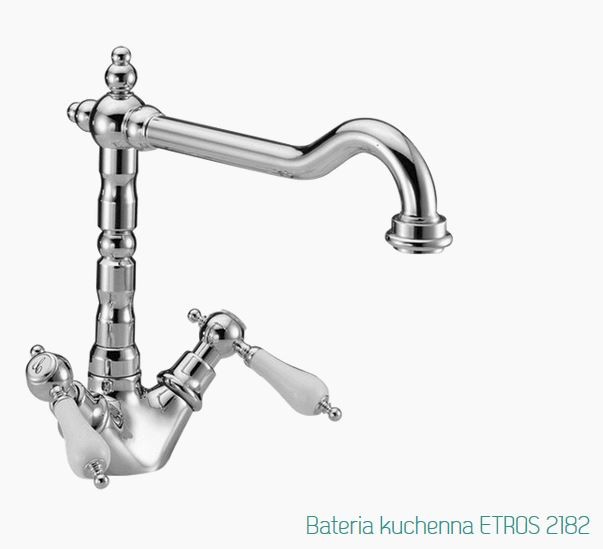 Fromac Etros bateria kuchenna zlewozmywakowa chrom 2182