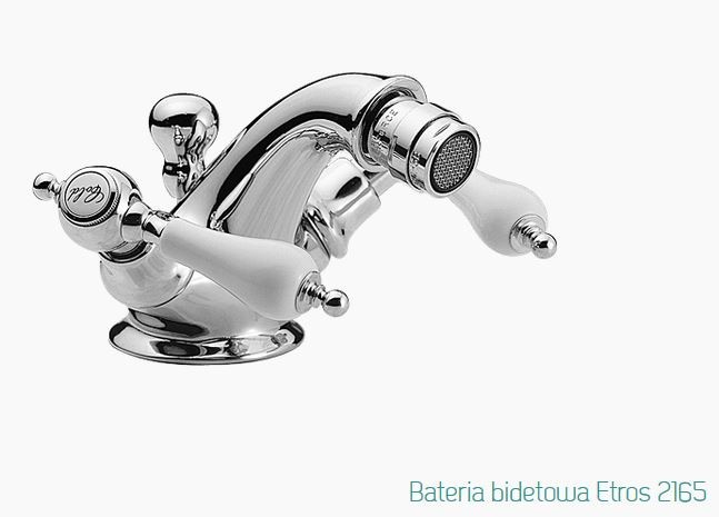 Fromac Etros bateria bidetowa z korkiem automatycznym chrom 2165
