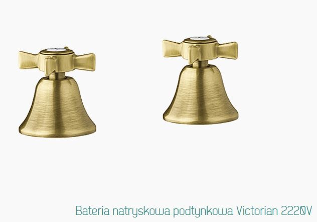 Fromac Victorian bateria prysznicowa podtynkowa brąz antyczny 2220VBR
