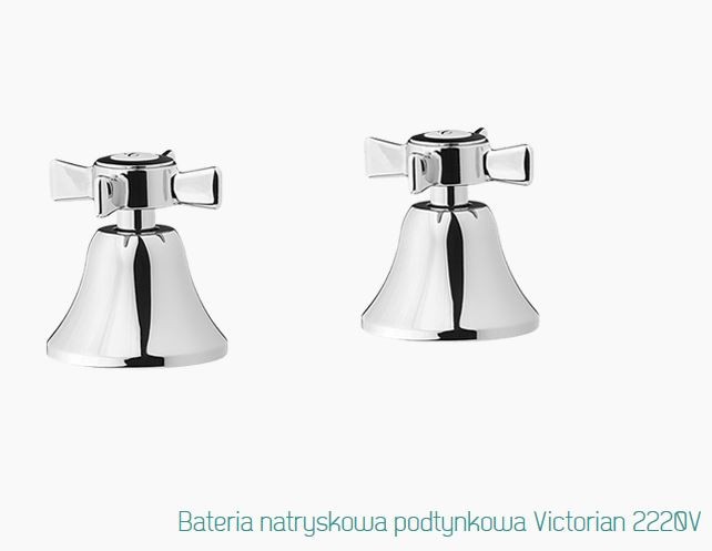 Fromac Victorian bateria prysznicowa podtynkowa chrom 2220V